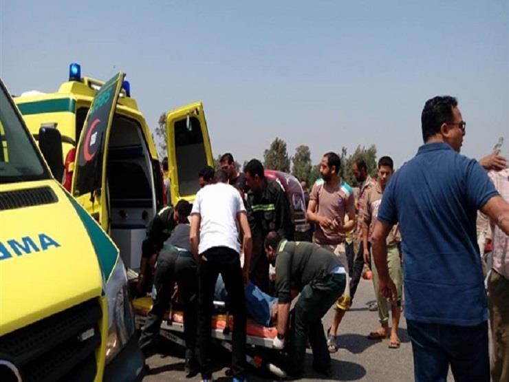  بالاسماء .. مصرع  مسنة وإصابة 4أشخاص في حادث تصادم بكفر الشيخ
