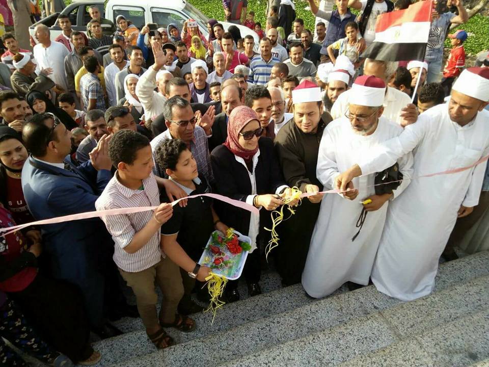 بالصور .. رئيس مدينة الحامول خلال افتتاح مسجد : إقامة منافذ للشركة الوطنية بالقرى