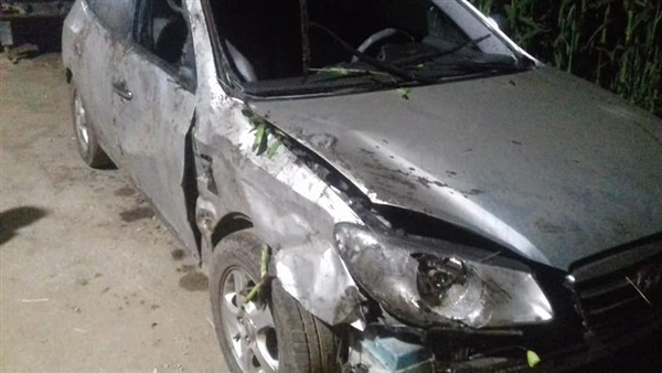  إصابة نائب رئيس مركز بيلا بكفر الشيخ وأسرته في حادث انقلاب سيارة