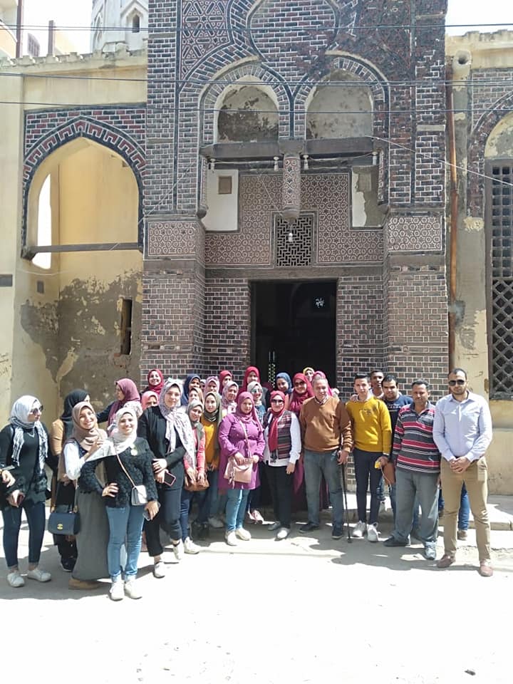  بالصور: طلبة كلية الآداب جامعة طنطا فى زياره الى اثار فوه الإسلامية