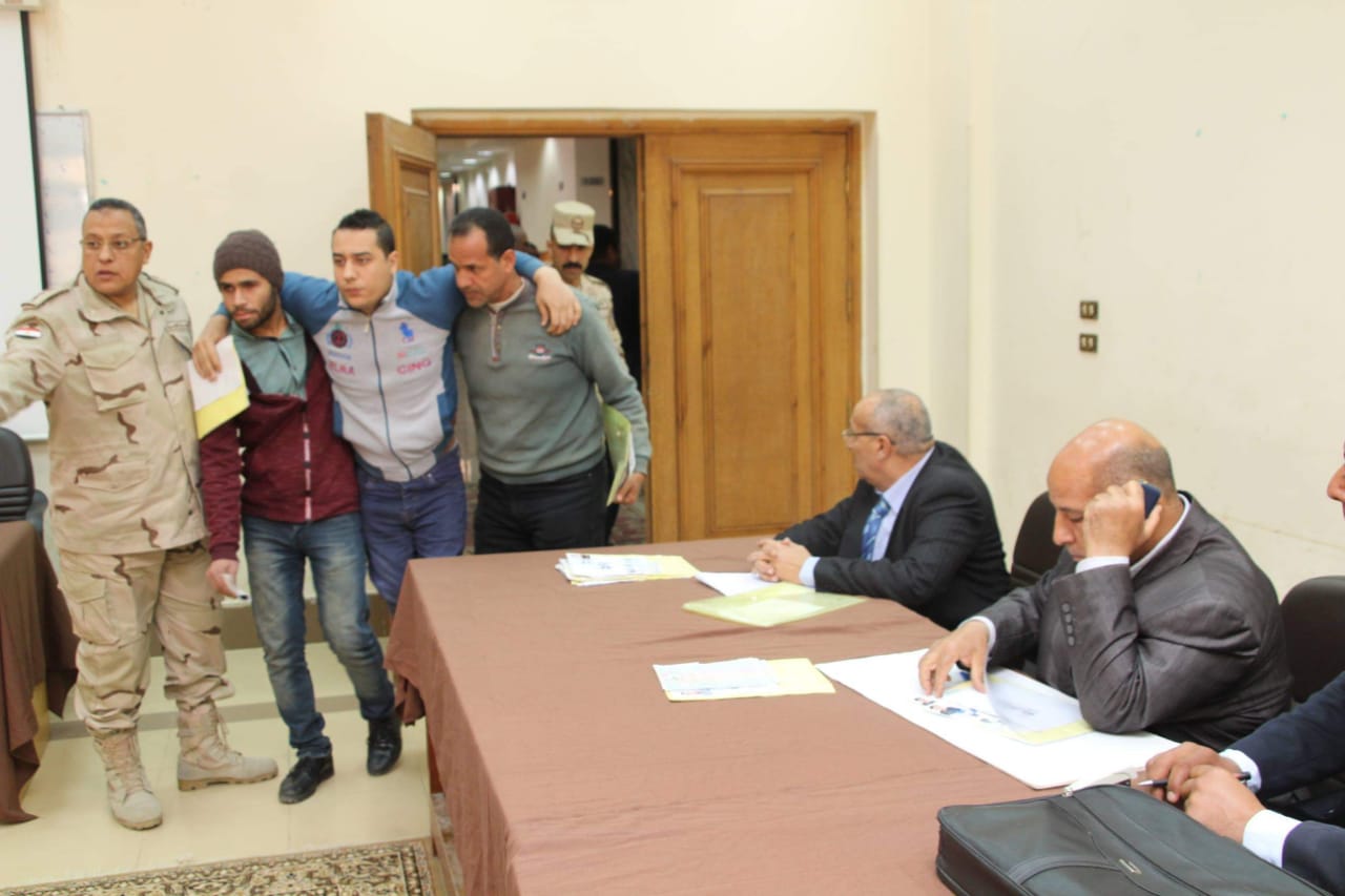  لجنة التجنيد الطبية تجري الكشف على الطلاب ذوي الاحتياجات بـجامعة كفر الشيخ