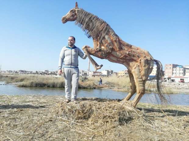   حصان خشب للبيع بـ 60 ألف جنيه في كفر الشيخ