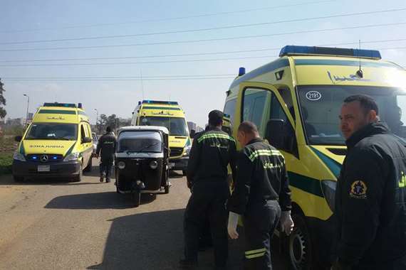  مصرع وإصابة 3 مواطنين فى حادث تصادم على الطريق الدولي  بكفر الشيخ