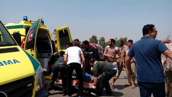  بالاسماء : مصرع شاب وإصابة 3 آخرين في حادث تصادم بكفر الشيخ